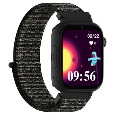 DCU TECNOLOGIC - Smartwatch voor kinderen met Android systeem - WhatsApp - GPS positionering - videogesprekken - SOS-knop - kinderbeveiliging - Kleur: Zwart, Normal