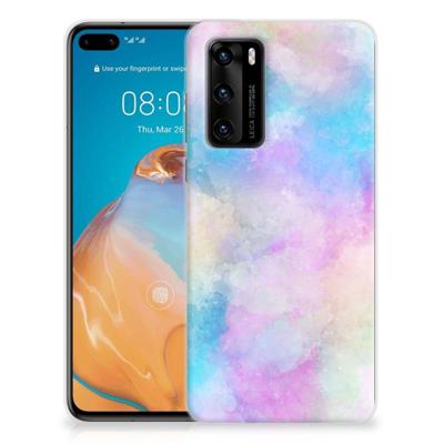 Smartphone hoesje Huawei P40 Watercolor Light Smartphone hoesje Huawei P40 Watercolor Light