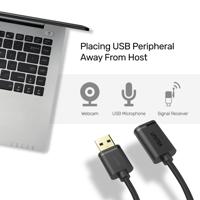 UNITEK Y-C456GBK USB-kabel 0,5 m USB 3.2 Gen 1 (3.1 Gen 1) USB A Zwart - thumbnail