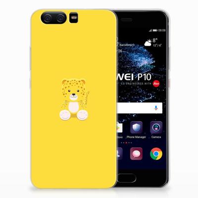 Huawei P10 Telefoonhoesje met Naam Baby Leopard Huawei P10 Telefoonhoesje met Naam Baby Leopard