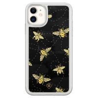 iPhone 11 hybride hoesje - Bee happy - thumbnail
