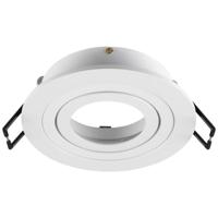 SLV InbouwringNew Tria 75 rond wit - zonder fitting - 1007342 - thumbnail