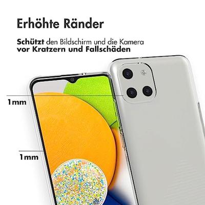 Accezz Clear Case voor Samsung Galaxy A03 Telefoonhoesje Transparant