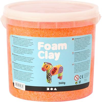 Foam Clay ®, neon oranje, 560 gr/ 1 emmer