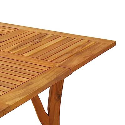 Tuintafel 85x85x75 cm massief acaciahout