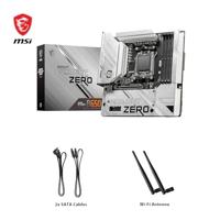 Micro Star International Computer B650M PROJECT ZERO Moederbord Socket AMD AM5 Vormfactor Micro-ATX Moederbord chipset AMD® B650 - thumbnail