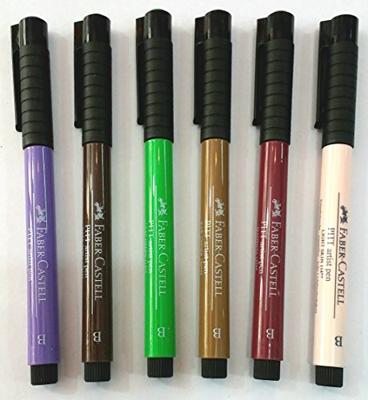 Markeerstiften Faber-Castell Pitt Artist Licht Roze (10 Stuks)