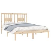 Bedframe massief hout 135x190 cm - thumbnail