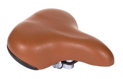 Mirage zadel tour comfort met elastomeren, bruin