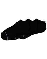 Sneakersokken - Zwart - thumbnail