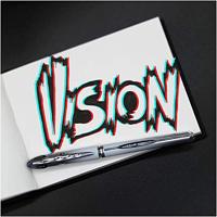 Uni Ball Vision Elite 200 roller, schrijfbreedte 0,6 mm, punt 0,8 mm, groen - thumbnail