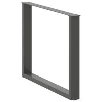 Salontafelpoten 2 st U-vormig 100x(72-73) cm staal antraciet - thumbnail