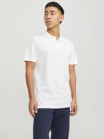 Jack & Jones Jjebasic Polo Ss Noos Poloshirts White Slim Fit - thumbnail