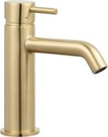 Tweedekans Saqu Eurotrend wastafelkraan geborsteld messing 07135 - thumbnail