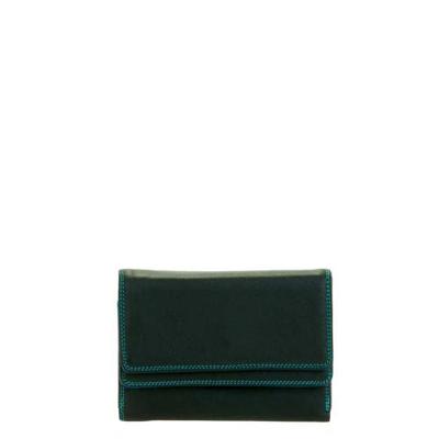 Mywalit Ladies Double Flap Purse Wallet black/pace Dames portemonnee