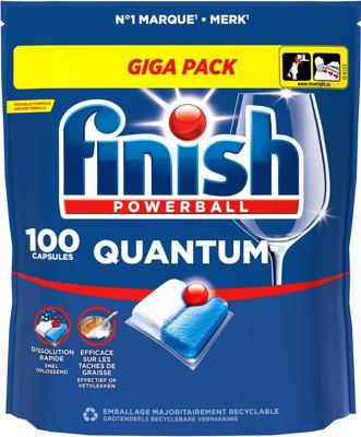 Finish Quantum Regular vaatwastabletten, pak van 100 capsules