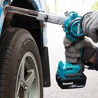 Makita DBS180RTJ 18 V Stripschuurmachine 9mm 5,0 Ah accu (2 st), snellader, in Mbox - thumbnail