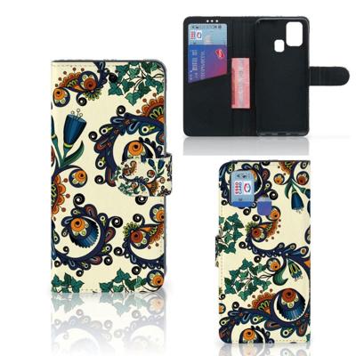 Wallet Case Samsung Galaxy M31 Barok Flower