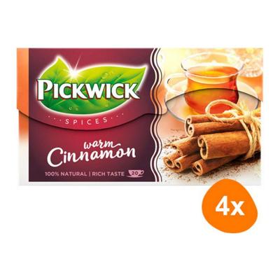 Pickwick - Spices Warm Cinnamon zwarte thee - 4x 20 zakjes Pickwick - Spices Warm Cinnamon zwarte thee - 4x 20 zakjes