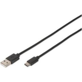 Digitus 1m, USB3.0-C/USB3.0-A 1m USB C USB A Zwart Digitus 1m, USB3.0-C/USB3.0-A 1m USB C USB A Zwart