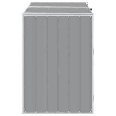 Containerberging voor 2 containers 144x81x113 cm staal grijs - thumbnail