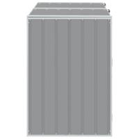 Containerberging voor 2 containers 144x81x113 cm staal grijs - thumbnail