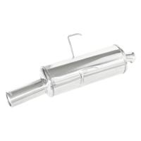 InoxCar uitlaat passend voor Peugeot 106 1.6 Rallye/16v/GTi 1996- 80mm IXPE1060780 - thumbnail