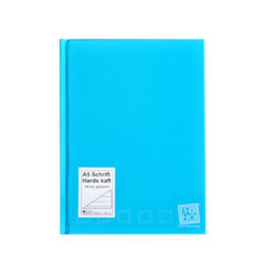 Soho schrift gelinieerd met harde kaft A5 papier blauw Soho schrift gelinieerd met harde kaft A5 papier blauw