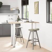 Bartafelpoten 4 st 110-112 cm staal wit - thumbnail
