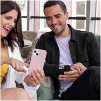 Accezz Liquid Silicone Backcover Samsung Galaxy A26 Telefoonhoesje Zwart - thumbnail