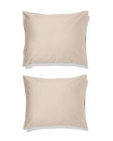 HEMA Kussenslopen 60x70cm satijn zand (zand) - thumbnail