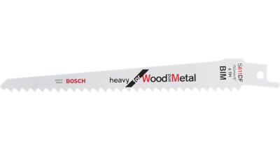 Bosch Accessoires Reciprozaagblad S 611 DF Heavy for Wood and Metal 25st - 2608657561