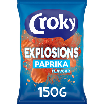 Croky Chips Explosions Paprika 150g bij Jumbo