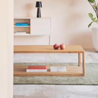 Kave Home Salontafel 'Maymai' Eikenhout, 140 x 65cm - thumbnail