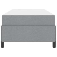 Boxspring bed Lichtgrijs en zwart 90 x 190 cm - thumbnail