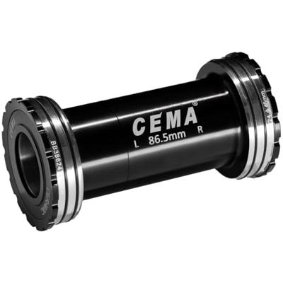 Cema bracketas bb386 shimano sg3 coated keramisch zwart