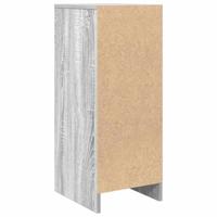 Dressoir 29,5x34x76 cm bewerkt hout grijs sonoma eikenkleurig - thumbnail