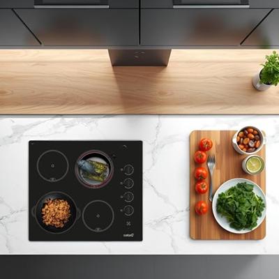 Vitrokeramische kookplaat Cata 604 HVI 59 cm 6000 W