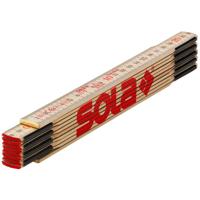 Sola vouwduimstok hout 2mtr/10-ledig h2/10, naturel, eg-klasse 3 h2/10 sb (h59-2-10) - 53010201 - 53010201 - thumbnail
