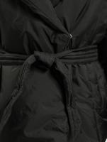 Missguided / Gewatteerde jassen Wrap in zwart - thumbnail