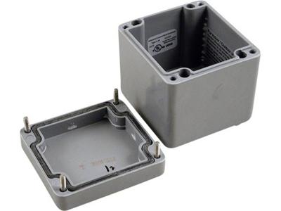 Hammond Electronics 1590ZGRP084 Universele behuizing 80.5 x 75.5 x 75 Polyester Grijs 1 stuk(s)