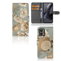 Hoesje voor Motorola Edge 30 Neo Vintage Bird Flowers - thumbnail
