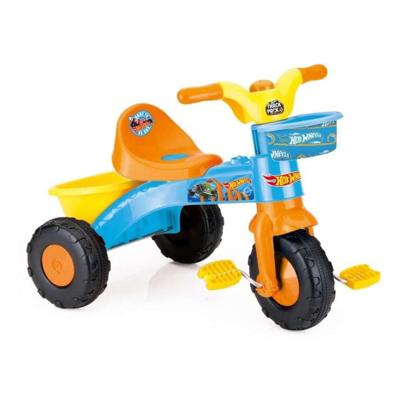 Dolu hot wheels driewieler + geluid 50x64x46 cm oranje/blauw/geel Dolu hot wheels driewieler + geluid 50x64x46 cm oranje/blauw/geel