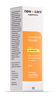 New Care D3 Druppels Oliebasis Vloeibaar Oliebasis 25ml