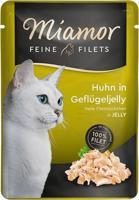 MIAMOR Feine Filets Chicken with poultry jelly - nat kattenvoer - 100g - thumbnail