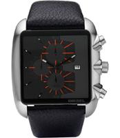 Horlogeband Diesel DZ4178 Leder Zwart 30mm - thumbnail