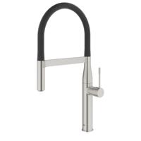 GROHE essence new Keukenkraan - hoog - uittrekbare uitloop - 2 straalsoorten - met profesionele handdouche - supersteel geborsteld 30294DC0 - thumbnail
