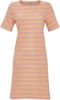 Katoen gestreept nachthemd roze - thumbnail
