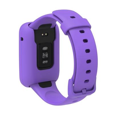 Siliconen sportbandje met case - Paars - Xiaomi Smart band 7 Pro Siliconen sportbandje met case - Paars - Xiaomi Smart band 7 Pro