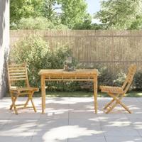 Tuintafel 110x55x75 cm bamboe - thumbnail